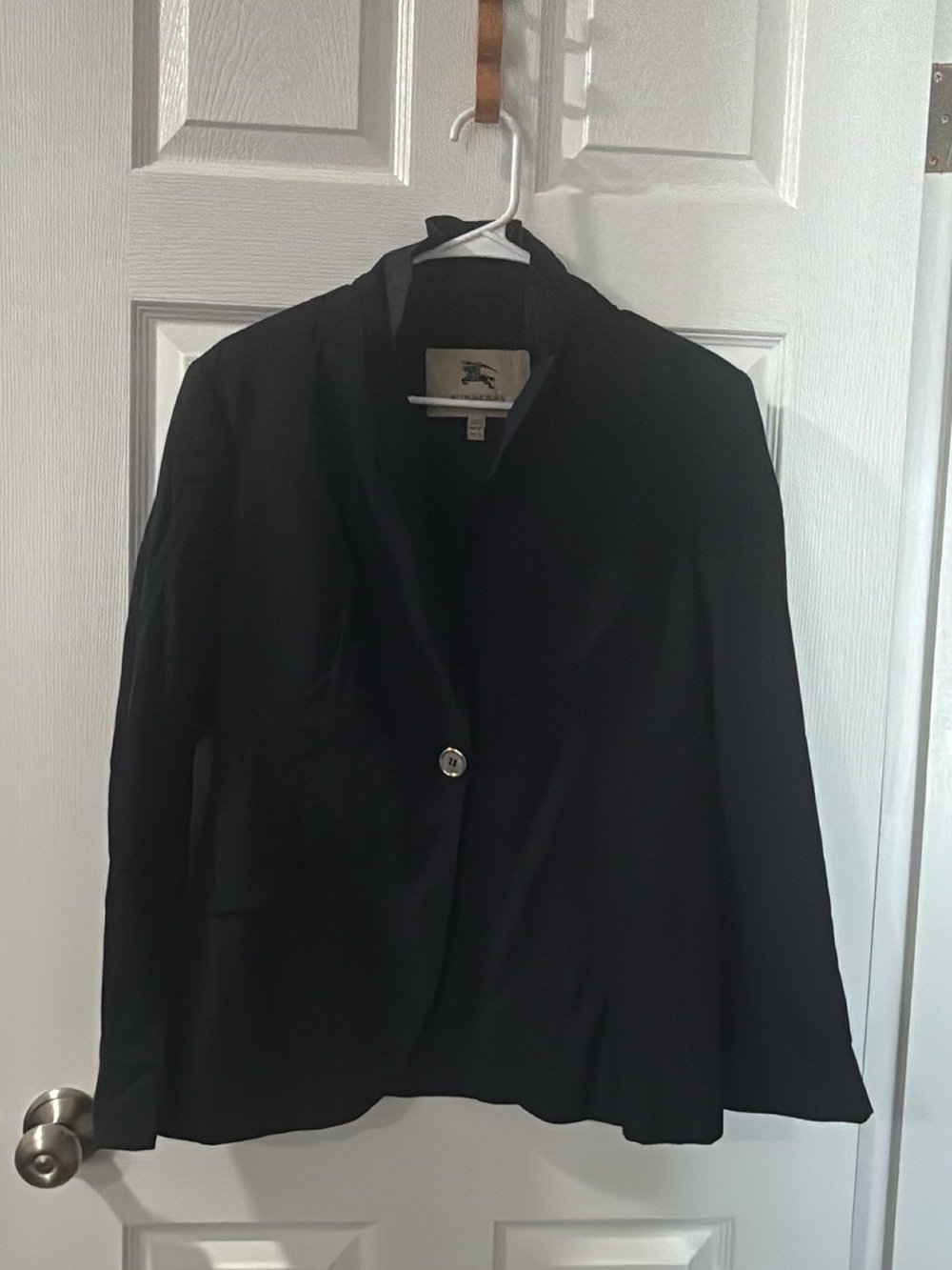 Burberry Women's Black Single-Button Blazer